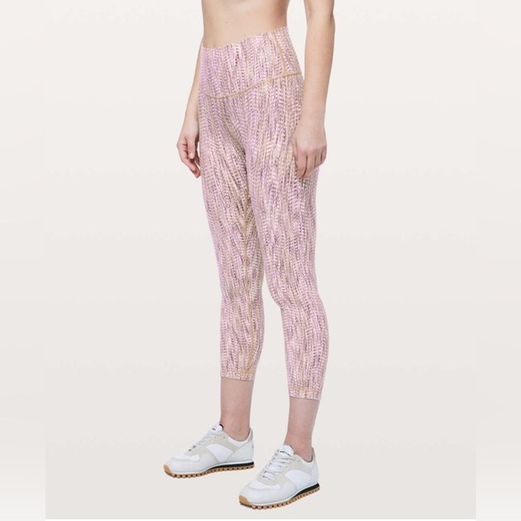 Lululemon Wunder Under High-Rise 7/8 Tight *Full-On Luon 25" Arrow Jacquard - Picture 11 of 12